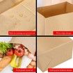100 Pack Brown Paper Lunch Bags Kraft Paper Bags Lunch Snacks