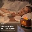 Essential Oil Diffuser with Flame Light, Upgraded Super Quiet Diffusers for Aromatherapy Essential Oils Mist Humidifiers