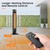 Maxkon 2000W Carbon Fibre Infrared Heater Instant Heat Freestanding Outdoor Patio with Remote Control