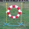 Portable Dog Jump Ring Agility Training Hoop Puppy Interactive Toys Exercise Equipment