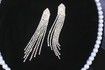 Long Tassel Luxury Crystal Big Drop Dangle Earring