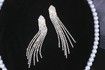 Long Tassel Luxury Crystal Big Drop Dangle Earring