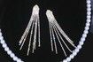 Long Tassel Luxury Crystal Big Drop Dangle Earring
