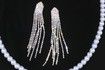 Long Tassel Luxury Crystal Big Drop Dangle Earring