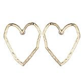 S Classic Charm Heart Geometric Stud Earrings