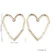 S Classic Charm Heart Geometric Stud Earrings