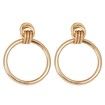Simple Trendy Color Big Round Earring
