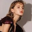 Simple Trendy Color Big Round Earring