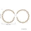 Trendy Hollow Exquisite Chic Hoop Earrings