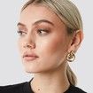 Simple Design Brand Round Geometric Dangle Earrings Charm
