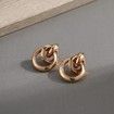 Simple Design Brand Round Geometric Dangle Earrings Charm