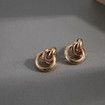 Simple Design Brand Round Geometric Dangle Earrings Charm