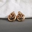 Simple Design Brand Round Geometric Dangle Earrings Charm