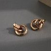 Simple Design Brand Round Geometric Dangle Earrings Charm