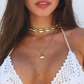 Bohemia Seashell Beach Tassel Shell Necklace