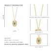 Sunflower Pendant Necklace For Women