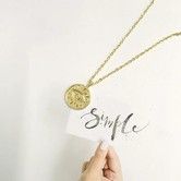 Color Coin Eye Pendant Necklaces