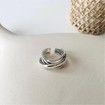 Sterling Silver Multilayer Smooth Rings