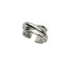 Sterling Silver Multilayer Smooth Rings