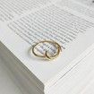 Letter Baby Moon-star-shield Simple Design Wild Rings