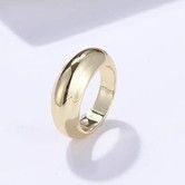 16K Ring Temperament Minimalist  Punk Ring