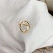 Elegant Simple Pearl Round Ring