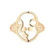 Todorova Vintage Human Face Ring Adjustable Size
