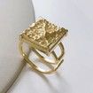 Trendy Design Simple Square Rings