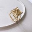 Trendy Design Simple Square Rings