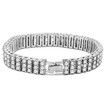 12MM 3 Line Iced Out Tennis Bracelet
