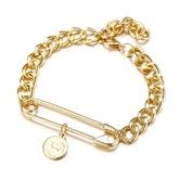 Mood Tracker Gold Trendy Geometric Bracelets