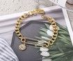 Mood Tracker Gold Trendy Geometric Bracelets