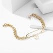 Mood Tracker Gold Trendy Geometric Bracelets