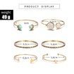 Open Bangle Bracelet Set