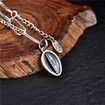 Sterling silver S retro shell pendant fashion bracelet