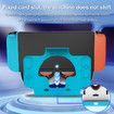 VR Headset for Nintendo Switch OLED Virtual Reality Glasses Movies 3D Googles Gaming Accessories Adjustable HD Lenses Strap