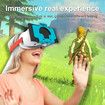 VR Headset for Nintendo Switch OLED Virtual Reality Glasses Movies 3D Googles Gaming Accessories Adjustable HD Lenses Strap