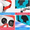 VR Headset for Nintendo Switch OLED Virtual Reality Glasses Movies 3D Googles Gaming Accessories Adjustable HD Lenses Strap