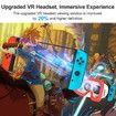 VR Headset for Nintendo Switch OLED Virtual Reality Glasses Movies 3D Googles Gaming Accessories Adjustable HD Lenses Strap