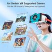 VR Headset for Nintendo Switch OLED Virtual Reality Glasses Movies 3D Googles Gaming Accessories Adjustable HD Lenses Strap