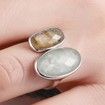 Sterling Silver Natural Amazonite Ring