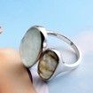 Sterling Silver Natural Amazonite Ring