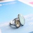Sterling Silver Natural Amazonite Ring