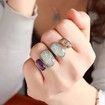 Sterling Silver Natural Amazonite Ring