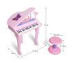 Deluxe Pink Electronic Organ
