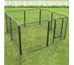 Dog Playpen Kennel Pet Enclosure Puppy Outdoor Fence Exercise Cage 8 Panels Medium