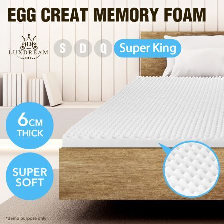 Super King Size 6 Cm Egg Crate High Density Foam Mattress Topper Super King Size 6 Cm Egg Crate High Density Foam Mattress Topper Bestdeals Co Nz