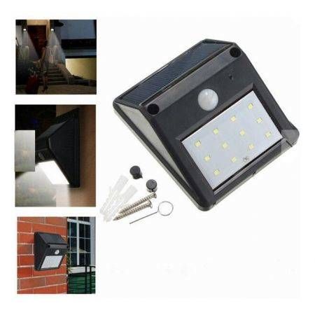 Led Solar Powered Pir Motion Sensor Light Outdoor Garden Security Led Solar Powered Pir Motion Sensor Light Outdoor Garden Security Wall Bestdeals Co Nz