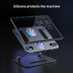 Laptop Stand with Cooling Fan 14-17.3 inches Desk Portable Adjustable Foldable Computer Aluminium Desk Notebook Holder TV bed PC Lapdesk Table Stand -Gray
