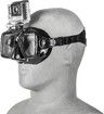 Dive Mask w/Mount for All GoPro Hero Cameras for Scuba Diving, Snorkeling, Freediving